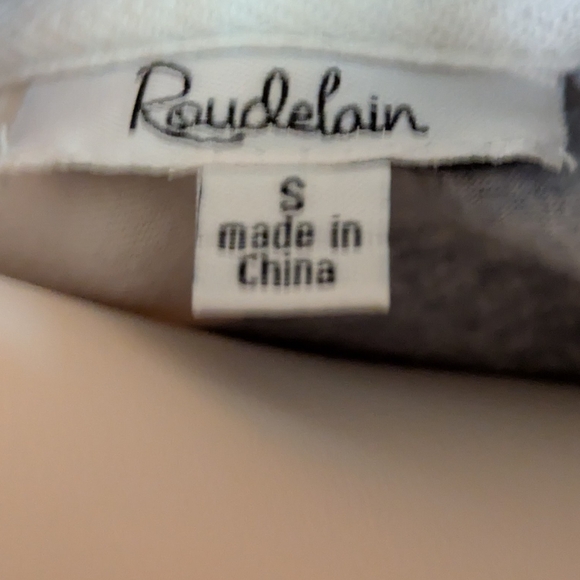 Roudelain Blue Heart Print Sweater, Small With Full Length Sleeves - Picture 2 of 2